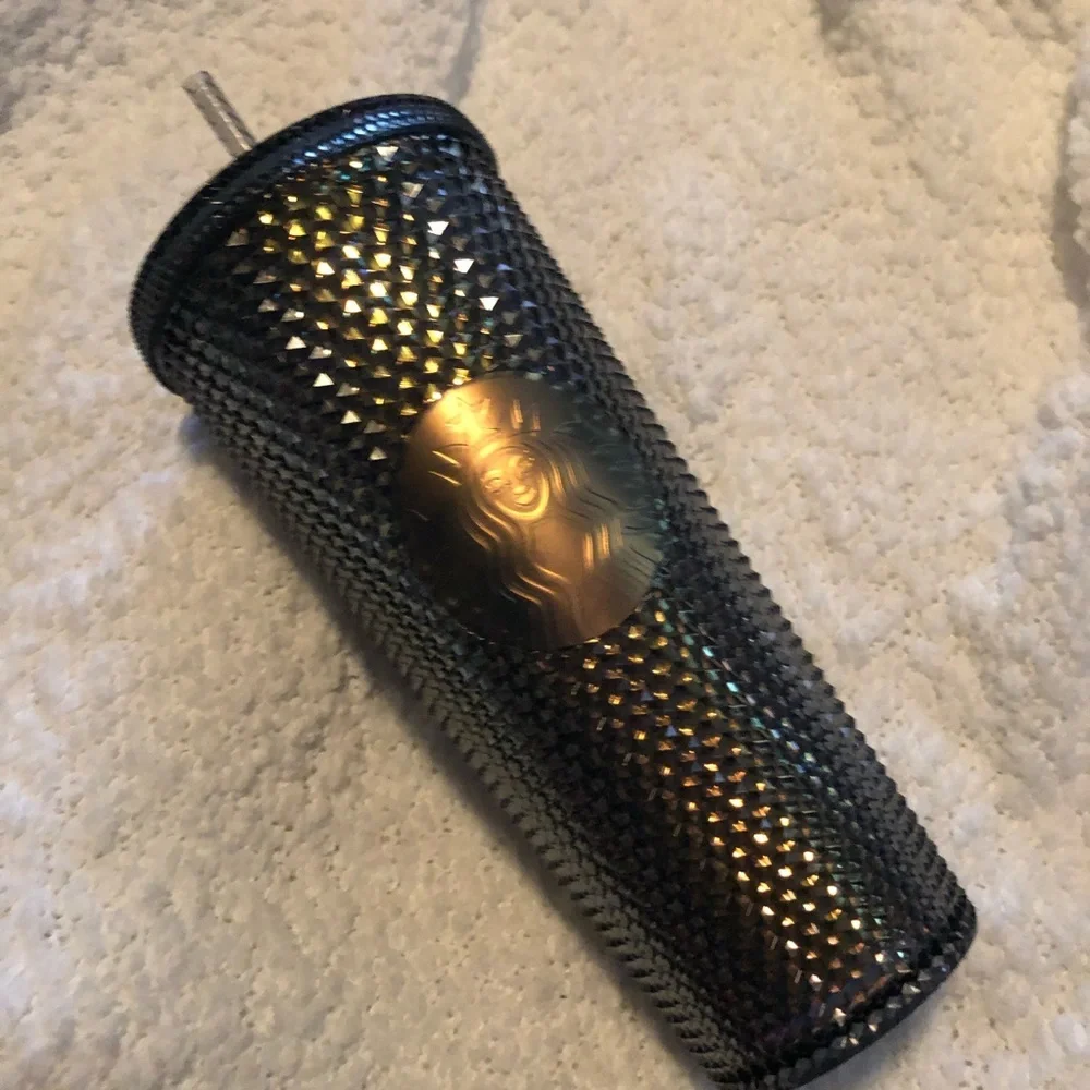 Starbucks dark bling unicorn tumbler